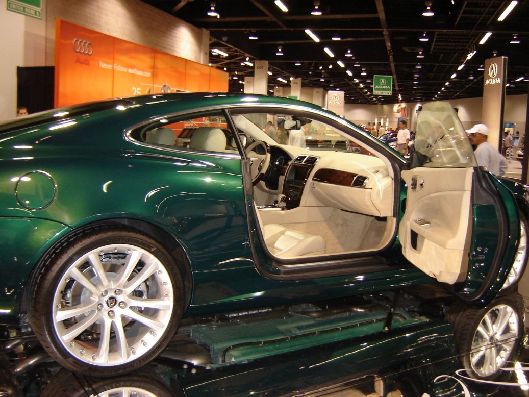 New XK in Jaguar Racing Green. California Auto Show October 05