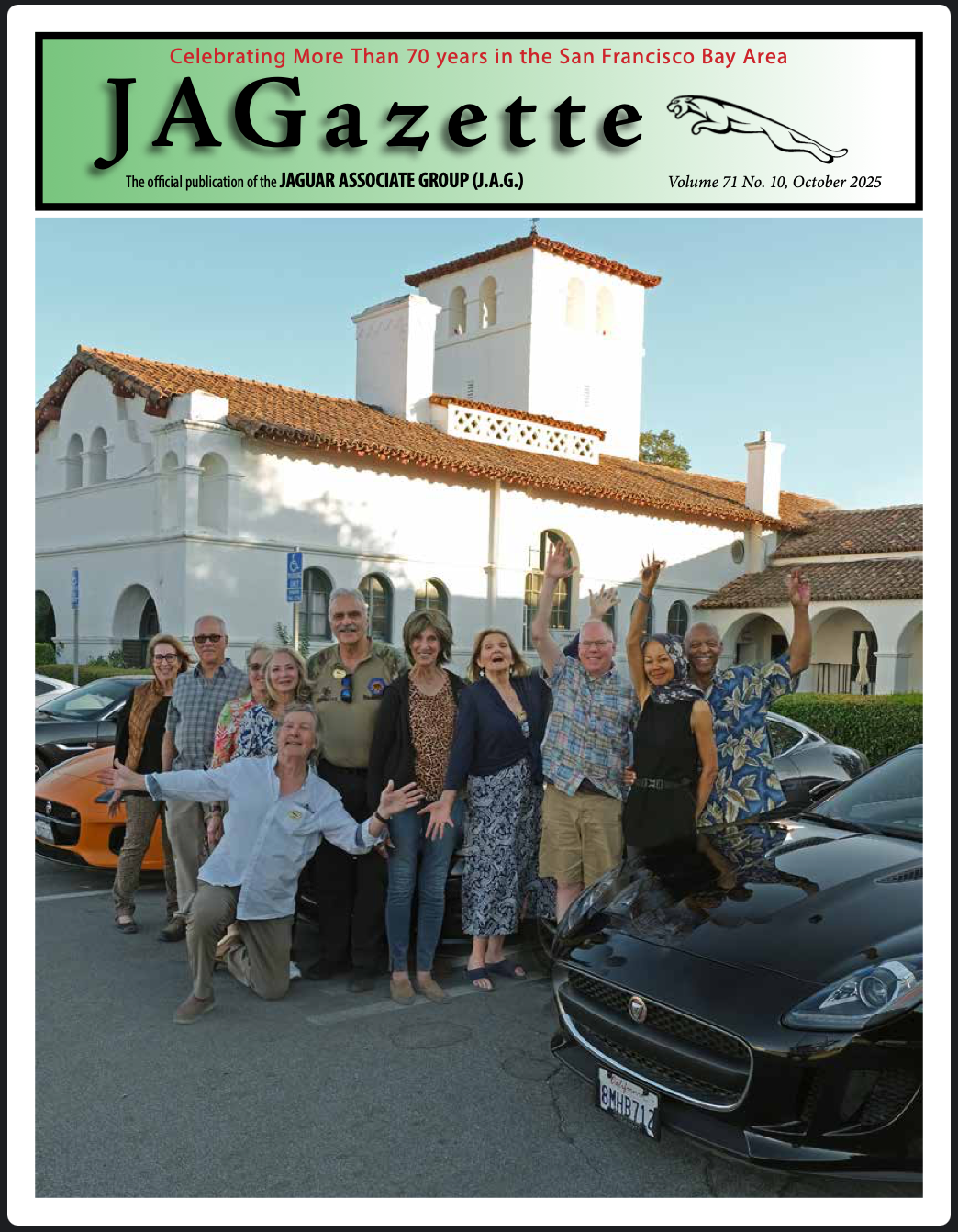 JAGazette cover, October 2025