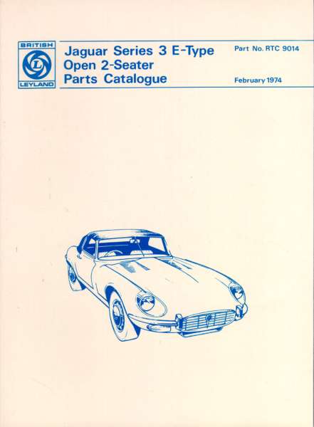 E-type V12 Series 3 Open 2 Seater.