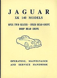 XK140 Owners Handbook